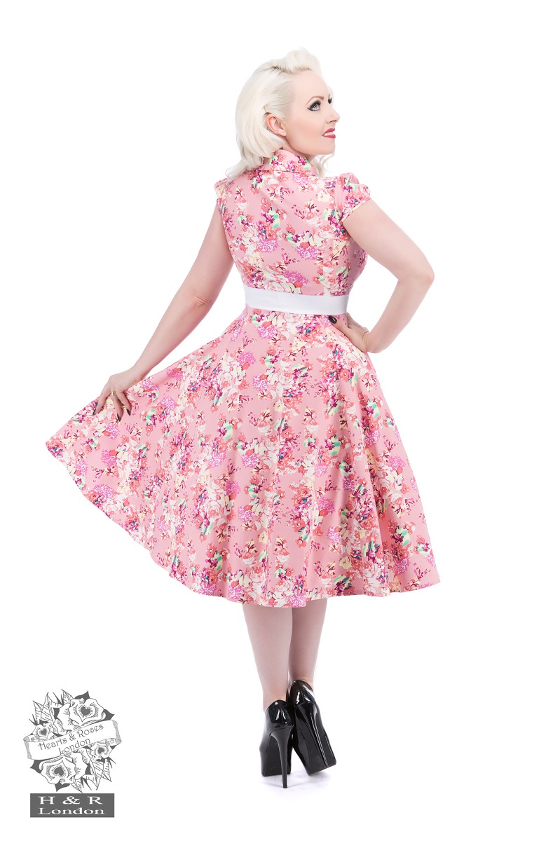 Charlotte Rose Floral  Tea Dress